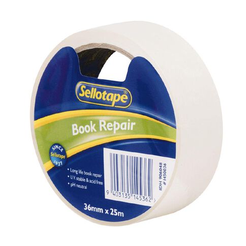 Book Repair Tape Adhesive White  Repair tape, Book repair, White books