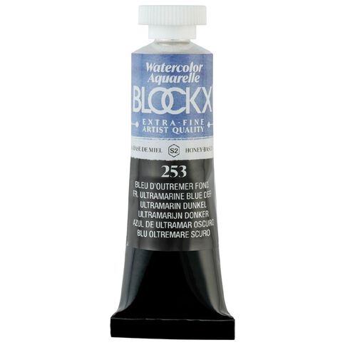 BLOCKX Watercolour Tube 15ml S2 253 Deep Ultramarine Blue