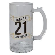 Party Inc 21st Beer Stein 490ml