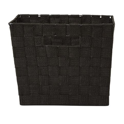 Living & Co Woven Basket Black Medium