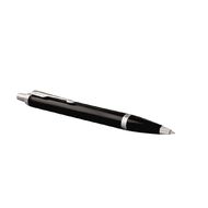 Parker IM Black Trim Ball Pen Blue Mid