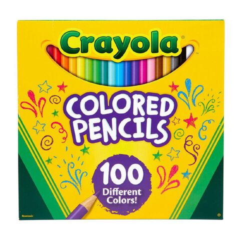 Crayola Color Pencils Full Size 100 Pack