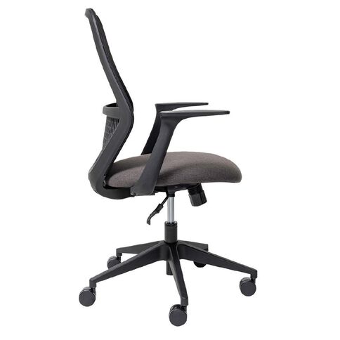 Buro Seating Mondo Soho Chair Black Mesh With Arms