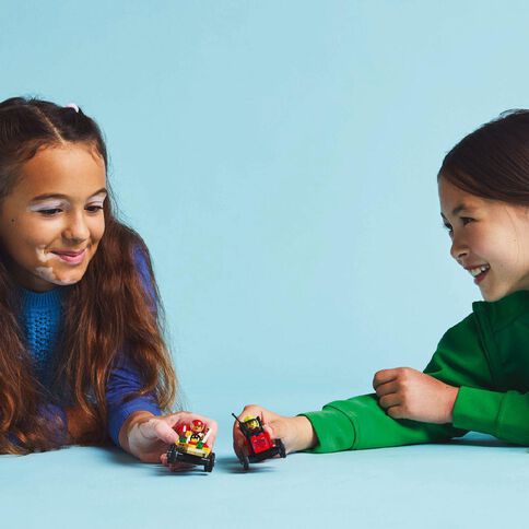 LEGO CITY Pizza vs Fire Truck Race Car Pack 60458