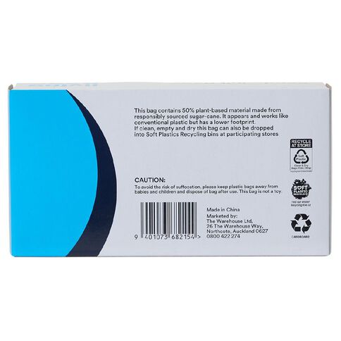 Living & Co 50% Plant-Based Sandwich Bags 100 Pack