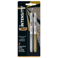 Bic Intensity Permanent Marker Metallic Assorted 2 Pack