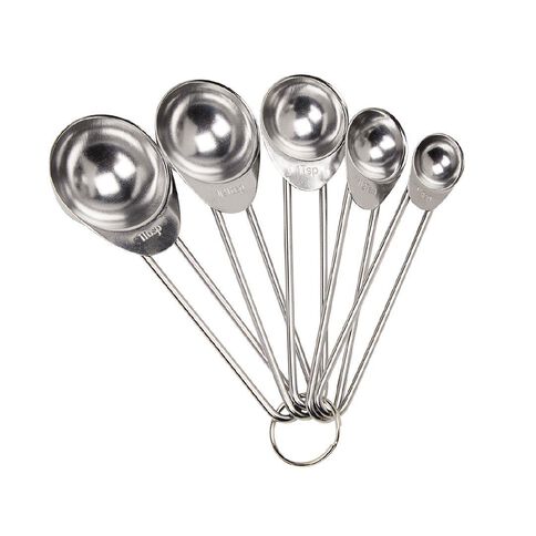Living & Co Stainless Steel Measure Spoon Set 5 Pack
