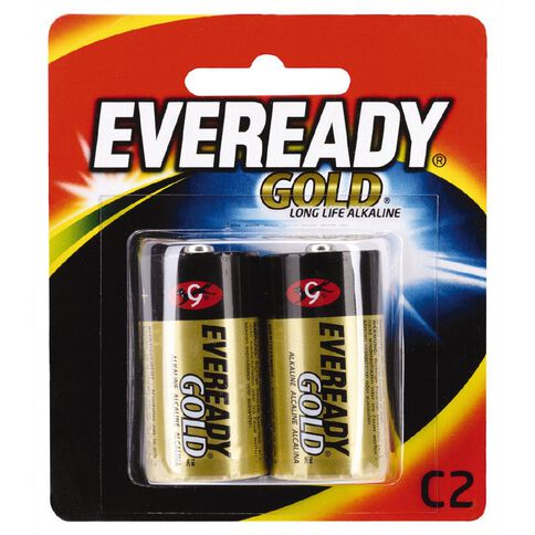 Eveready Gold Batteries C 2 Pack