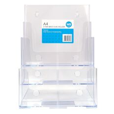 WS Brochure Holder Free Standing Clear A4