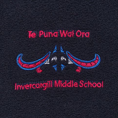 Schooltex Invercargill Middle School Polar Fleece Jacket with Embroidery