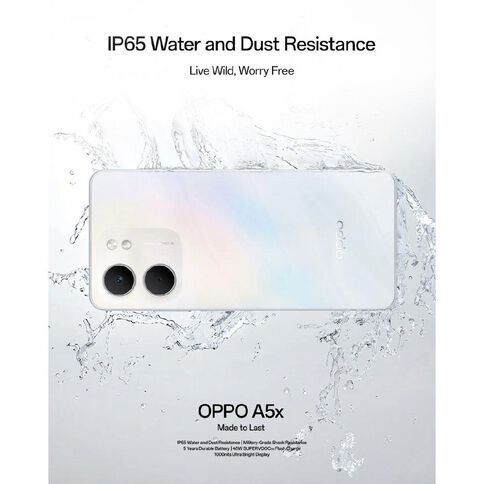 OPPO A5X Laser White with 2degrees SIM