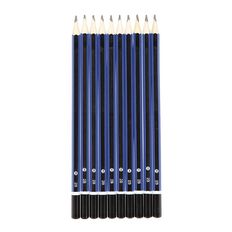 WS End Cap 2B Pencil Black 10 Pack