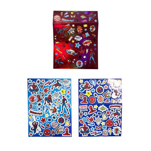 Spider-Man Sticker Sheet 3 Pack