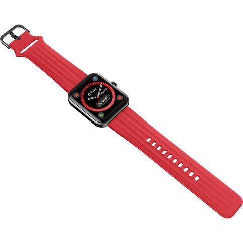 Ryze Evo Smart Watch With Alexa Red + Blue