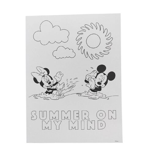 Mickey Mouse and Friends Art Canvas Paint Set