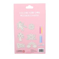 Colour Your Own Wooden Charms