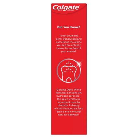 Colgate Optic White Renewal Lasting Fresh Toothpaste 85g