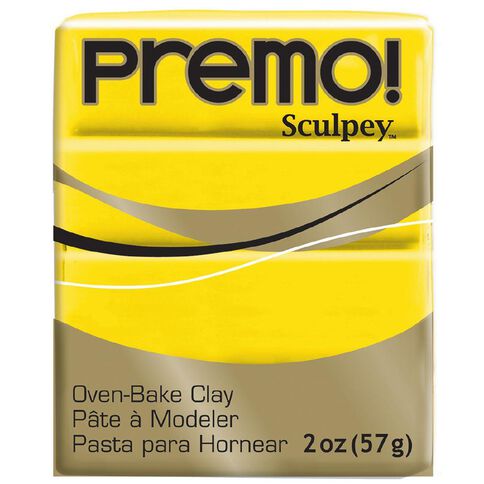 Sculpey Premo Accent Clay 57g Cadmium Hue Yellow