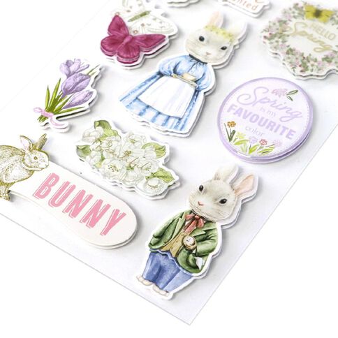Uniti Bunny Dimensional Stickers