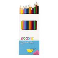 Kookie Watercolour Pencils Multi-Coloured 12 Pack