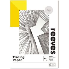 Reeves Tracing Pad 90gsm 25 Sheets A4