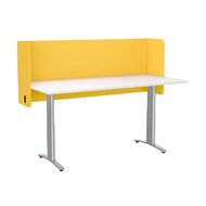 Boyd Visuals Desk Screen Pod Yellow 600mm x 1800mm