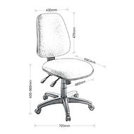 Eden Chorus 3 Lever Highback Ergonomic Chair Atlantic