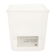 Living & Co Wardrobe Storage Clear 12.2L