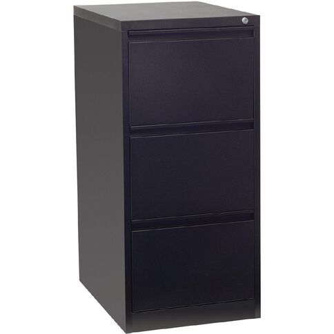 Precision Firstline 3 Drawer Vertical Filing Cabinet Black