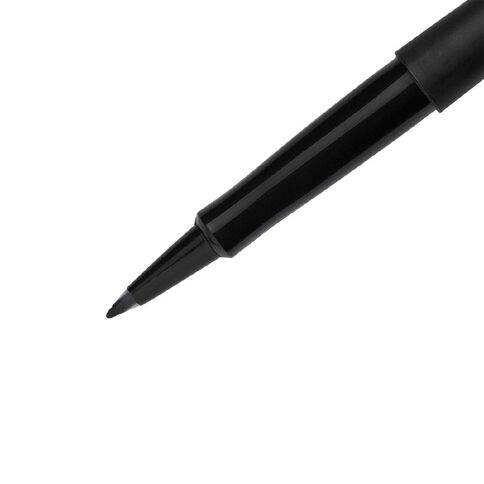 Classic Felt Pens, Black, Fiber Tip -Set of 12 | Arteza