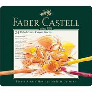 Faber-Castell Polychromos Colour Pencils Tin of 24