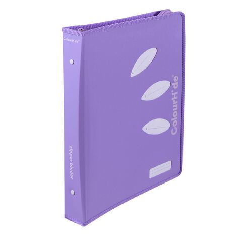 ColourHide Ring Zipper Binder