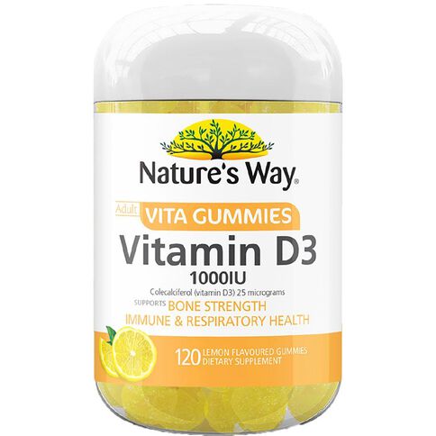 Nature's Way Adult Vita Gummies Vit D 120s