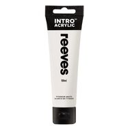 Reeves Intro Acrylic Paint Titanium White 100ml