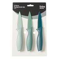 Living & Co Paring Knife Set Green