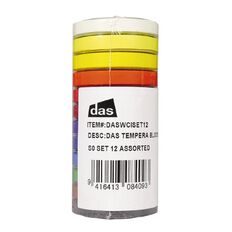 DAS Tempera Paint Block 12 Pack