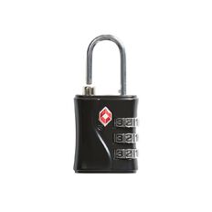 Living & Co TSA Security Padlock 3 Dial Black