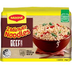 Maggi 2 Minute Noodles Beef 5 Pack