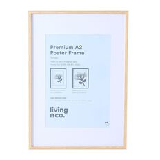 Living & Co Premium Poster Frame Natural A1/A2