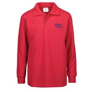 Schooltex Milson Long Sleeve Polo with Embroidery