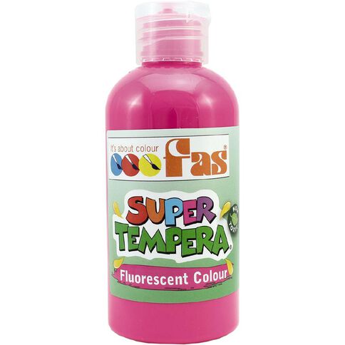 FAS Paint Super Tempera 250ml Fluoro Pink