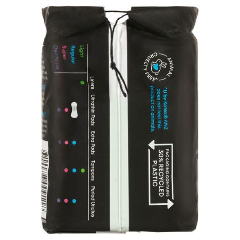 U By Kotex Ultrathin Pads Regular No Wings 14 Pack
