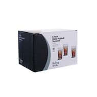 Living & Co Bistro Hiball Glass Tumbler Clear 6 Pack