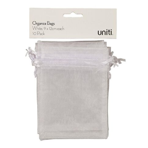 Uniti Organza Bags White