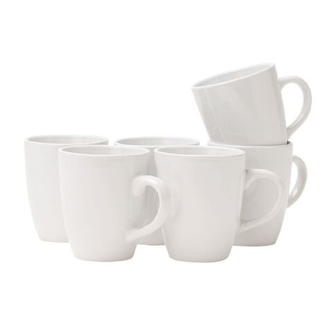 Living & Co Essentials Mug 6 Pack White