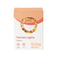 Living & Co Twinkle Light Warm Copper