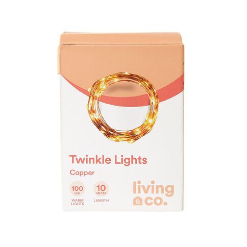 Living & Co Twinkle Light Warm Copper