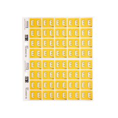 Filecorp Coloured Labels E Yellow Mid