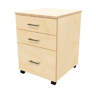 Zealand 3 Drawer Mobile Ply Finish No Lock
