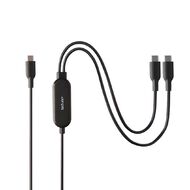 Tech.Inc 140W 2in1 USB-C Cable 1m Black Tech.Inc 140W 2in1 USB-C Cable 1m Black